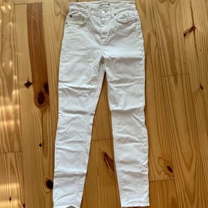 7 For All Mankind Women's White Jeans
